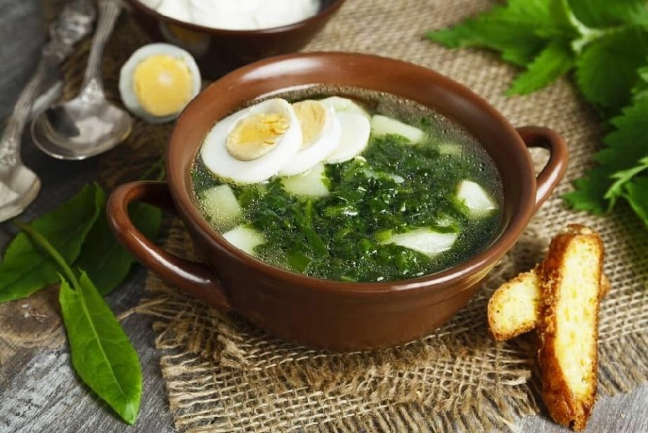 Щи из щавеля + способы заготовки зелени для супа