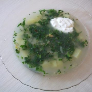 Пошаговый рецепт супа с крапивой с фото