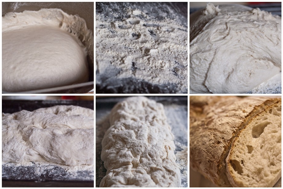 Хлеб чиабатта - приготовление