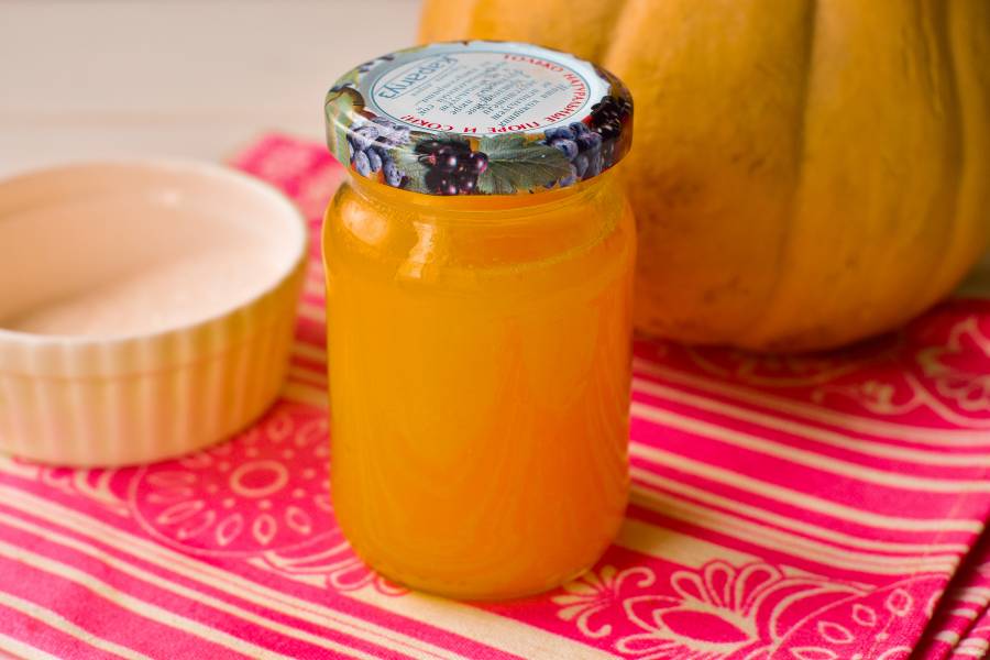 Тыквенный сок на зиму - рецепт консервации с апельсином