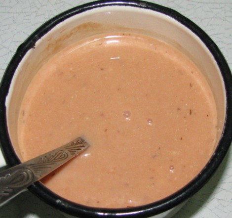 Томатный соус со сметаной для перца