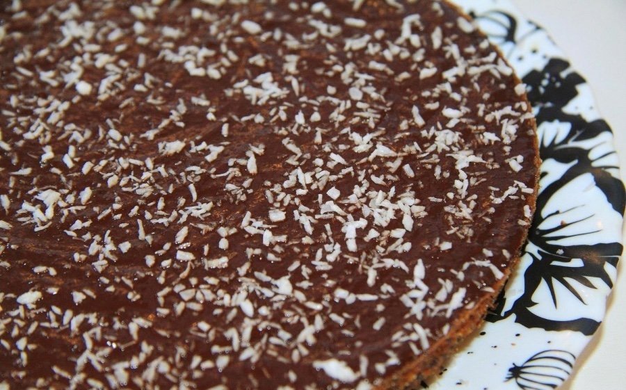Бисквит в шоколадной глазури
