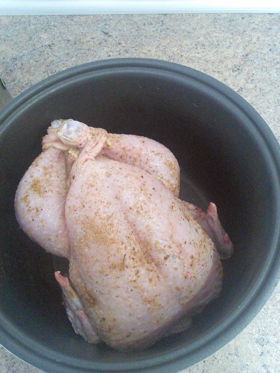 Готовим курицу в режиме «Выпечка»