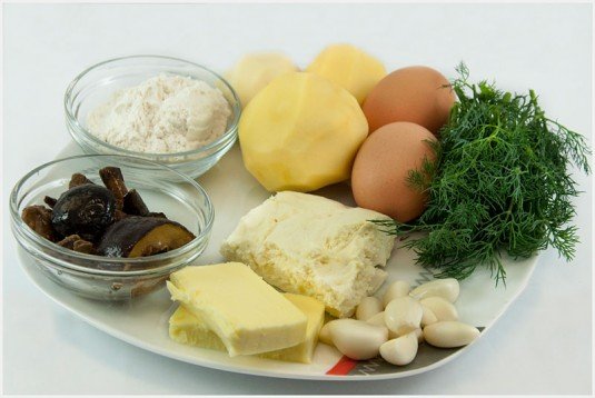 Ингредиенты для картофельных зраз