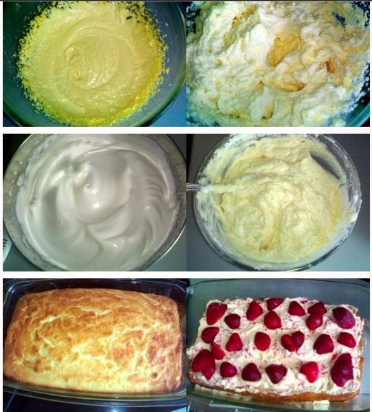 Рецепт приготовления творожного торта с клубникой