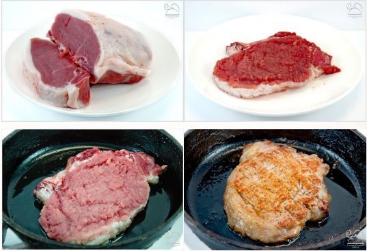 Рецепт приготовления отбивных из свинины