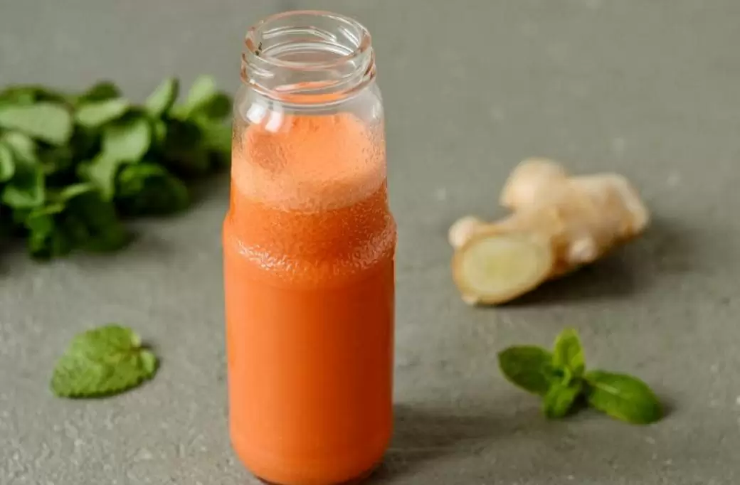 Морковный сок с имбирем