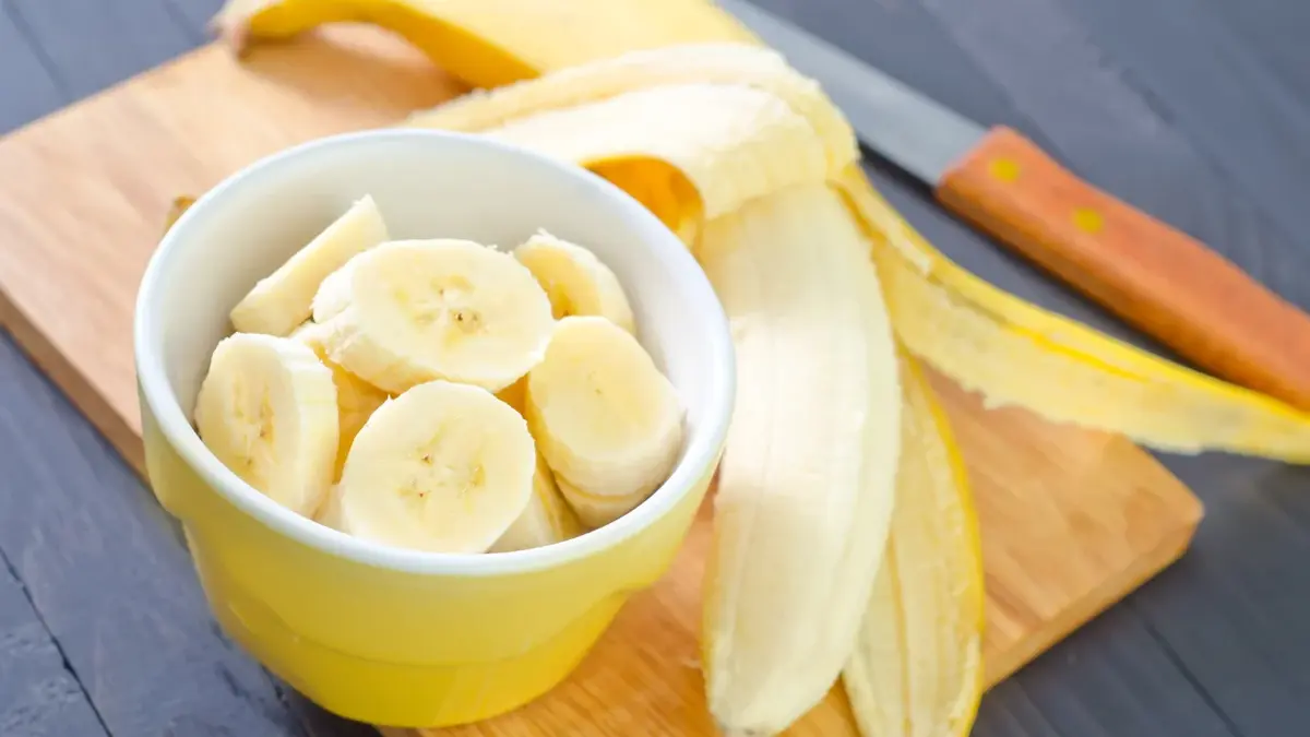 Десерт с бананами