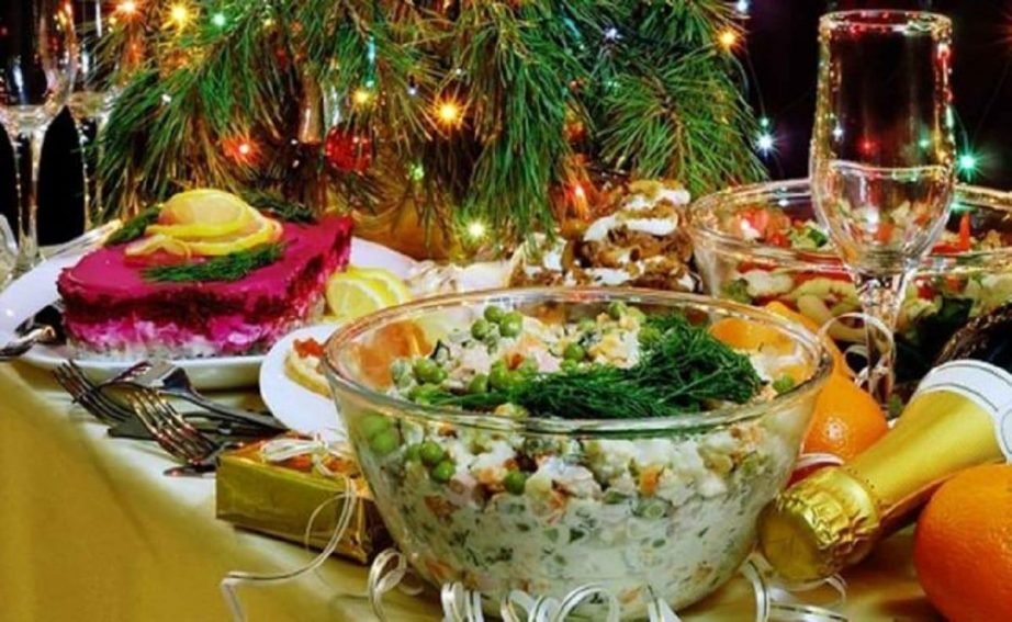 Рецепты новогодних салатов