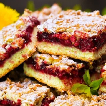 Тертый пирог с вареньем или ягодами