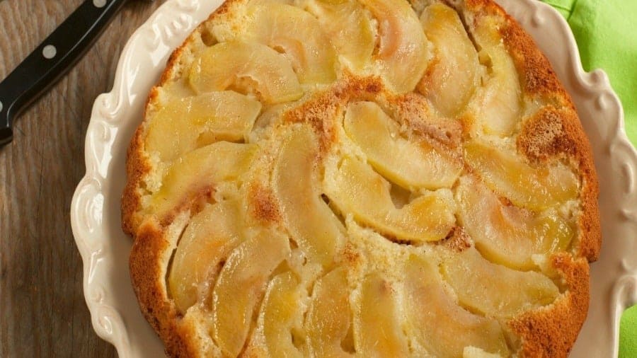 Яблочный пирог без выпечки