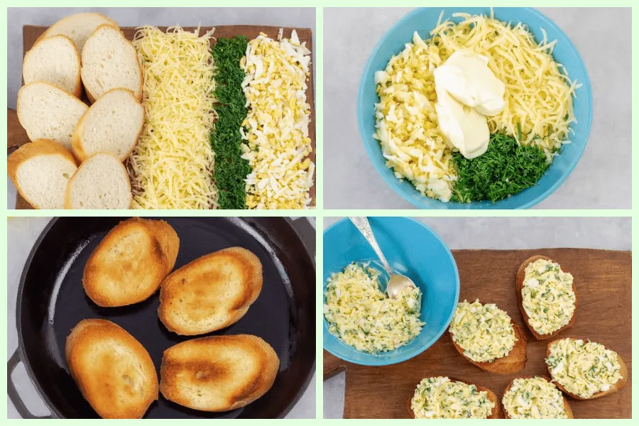 Хрустящие гренки с нежной намазкой