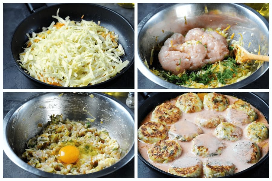 Очень быстрые и сочные ленивые голубцы на сковороде