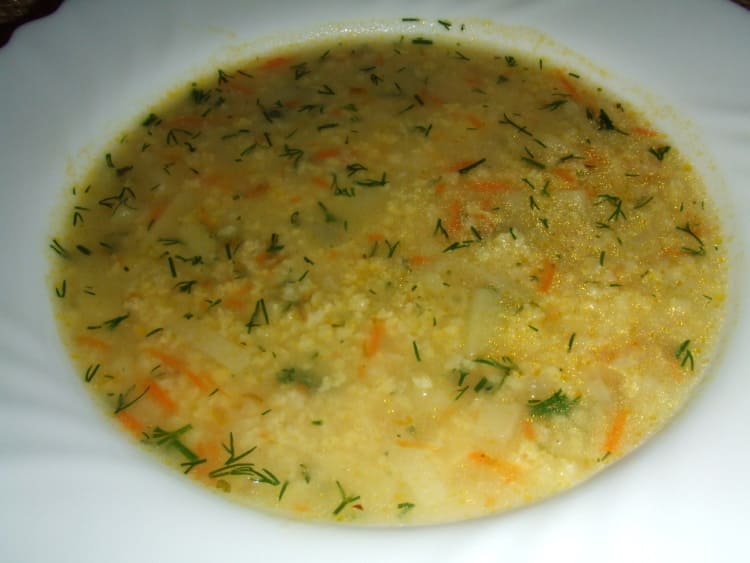 Пшенный суп