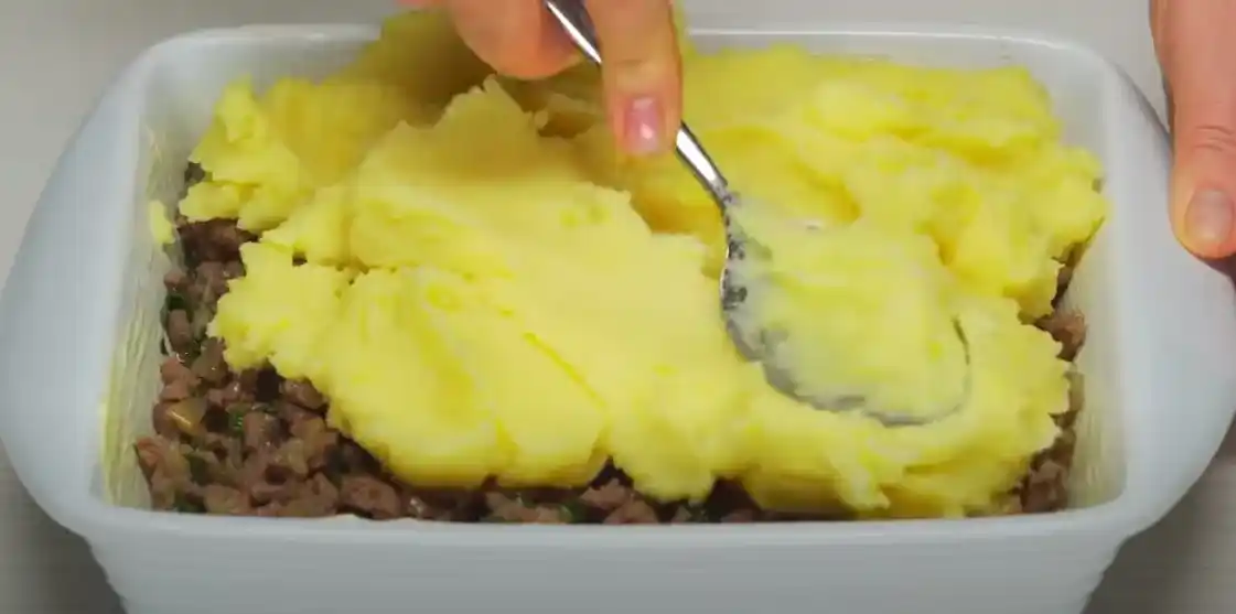 Картофельная запеканка с мясным фаршем