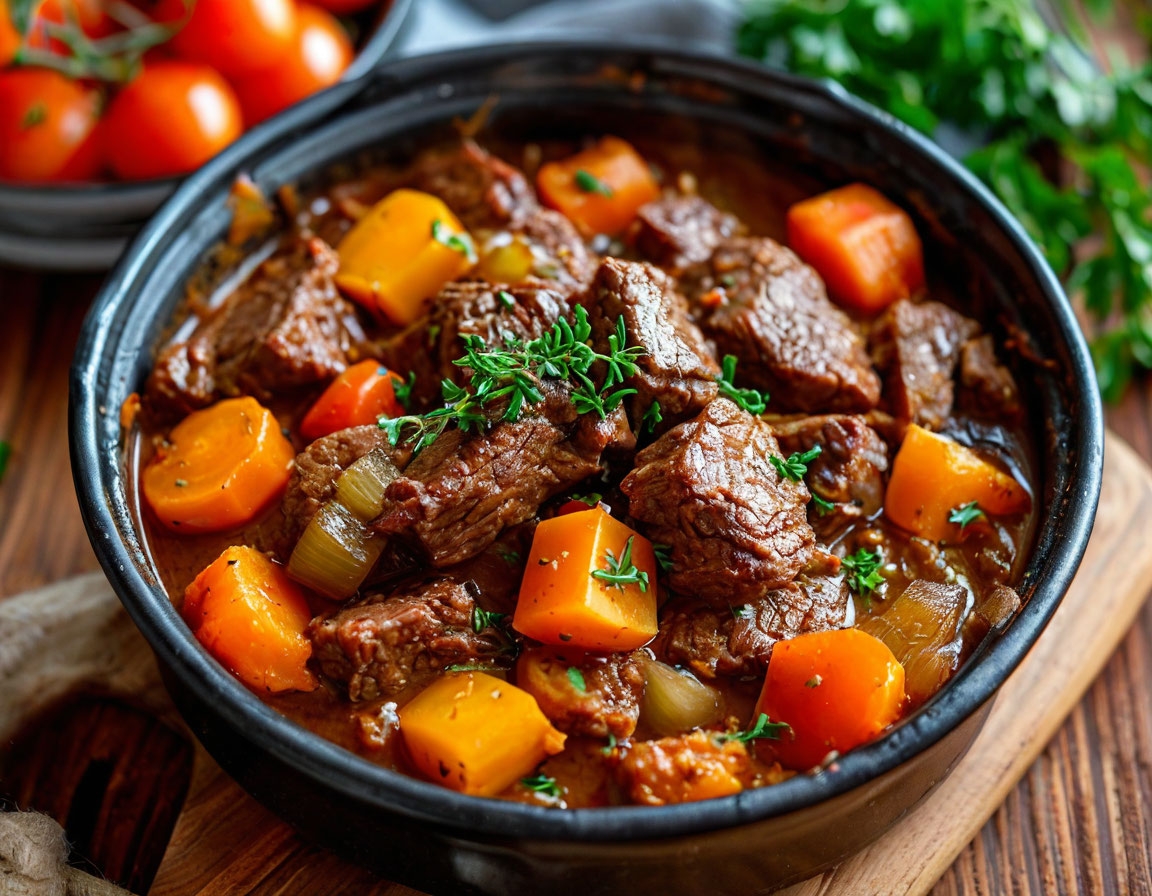 Сколько тушить говядину с овощами