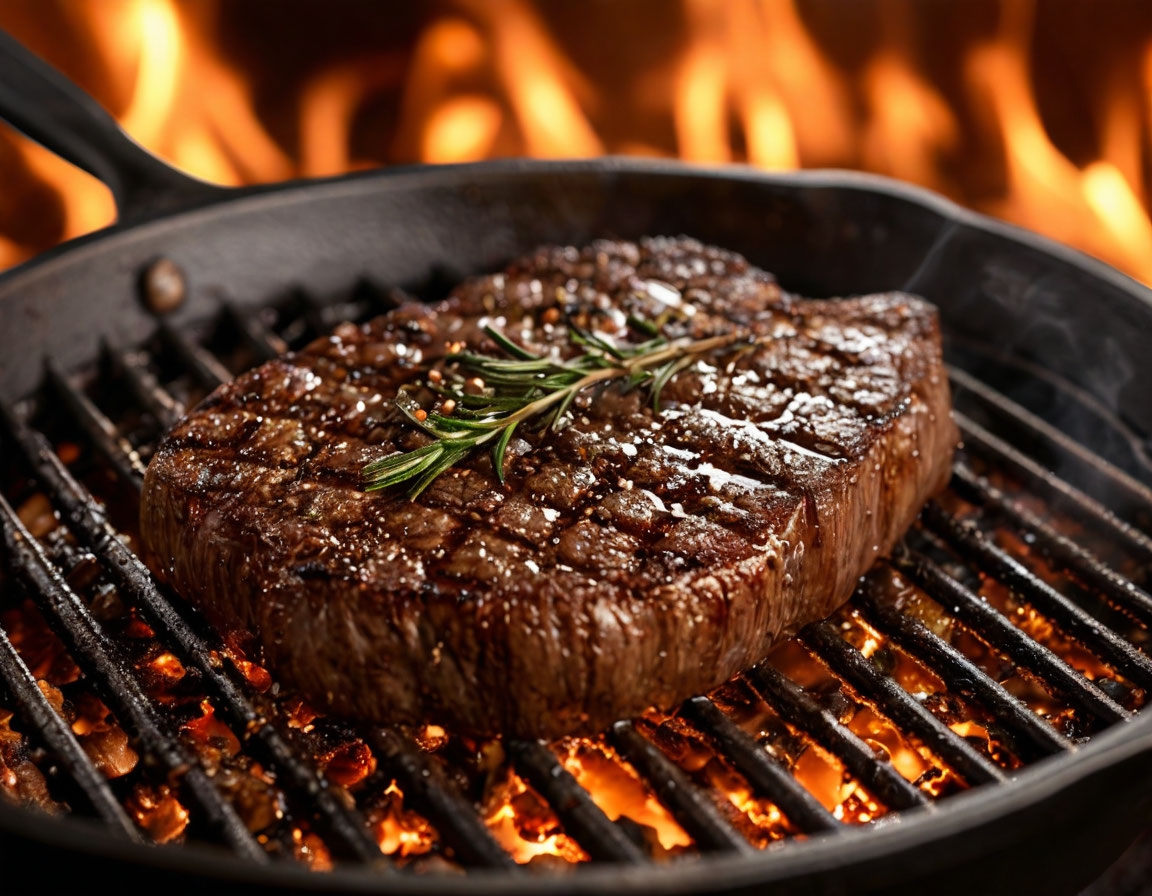 Сколько жарить стейк из говядины