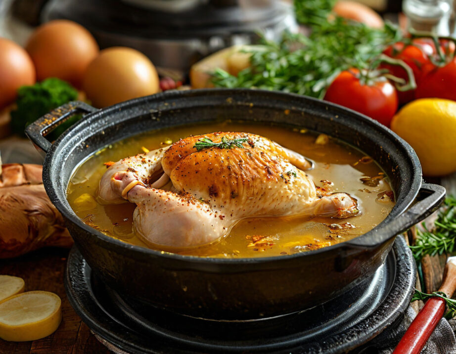 Сколько варить куриный бульон