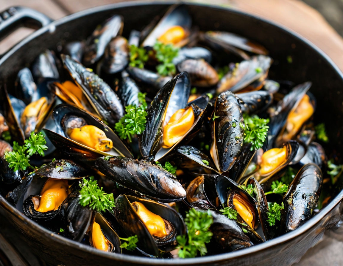 Сколько варить мидии