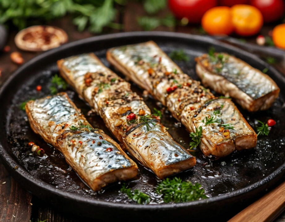 Сколько жарить скумбрию