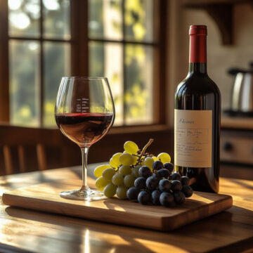 Бокал красного вина