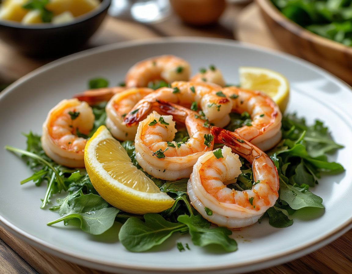 Аппетитные креветки