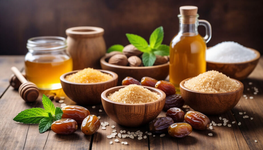 Натуральные заменители сахара для десертов: мед, кокосовый сахар, финики и стевия