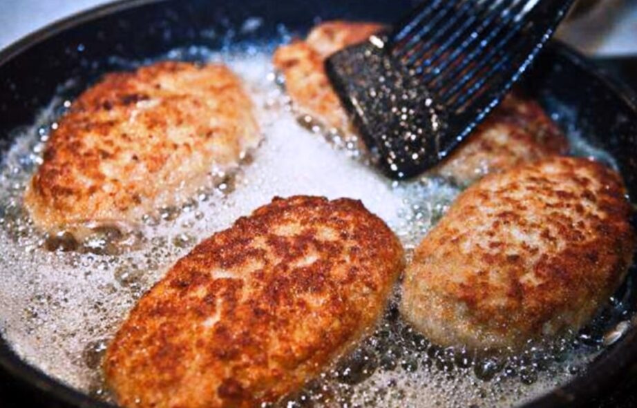 Сколько масла нужно для жарки котлет