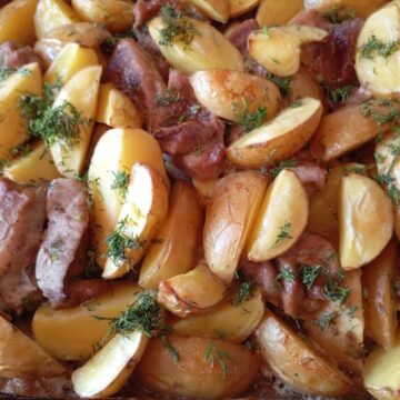 Сколько минут запекать картофель с мясом Сколько минут запекать картофель с мясом