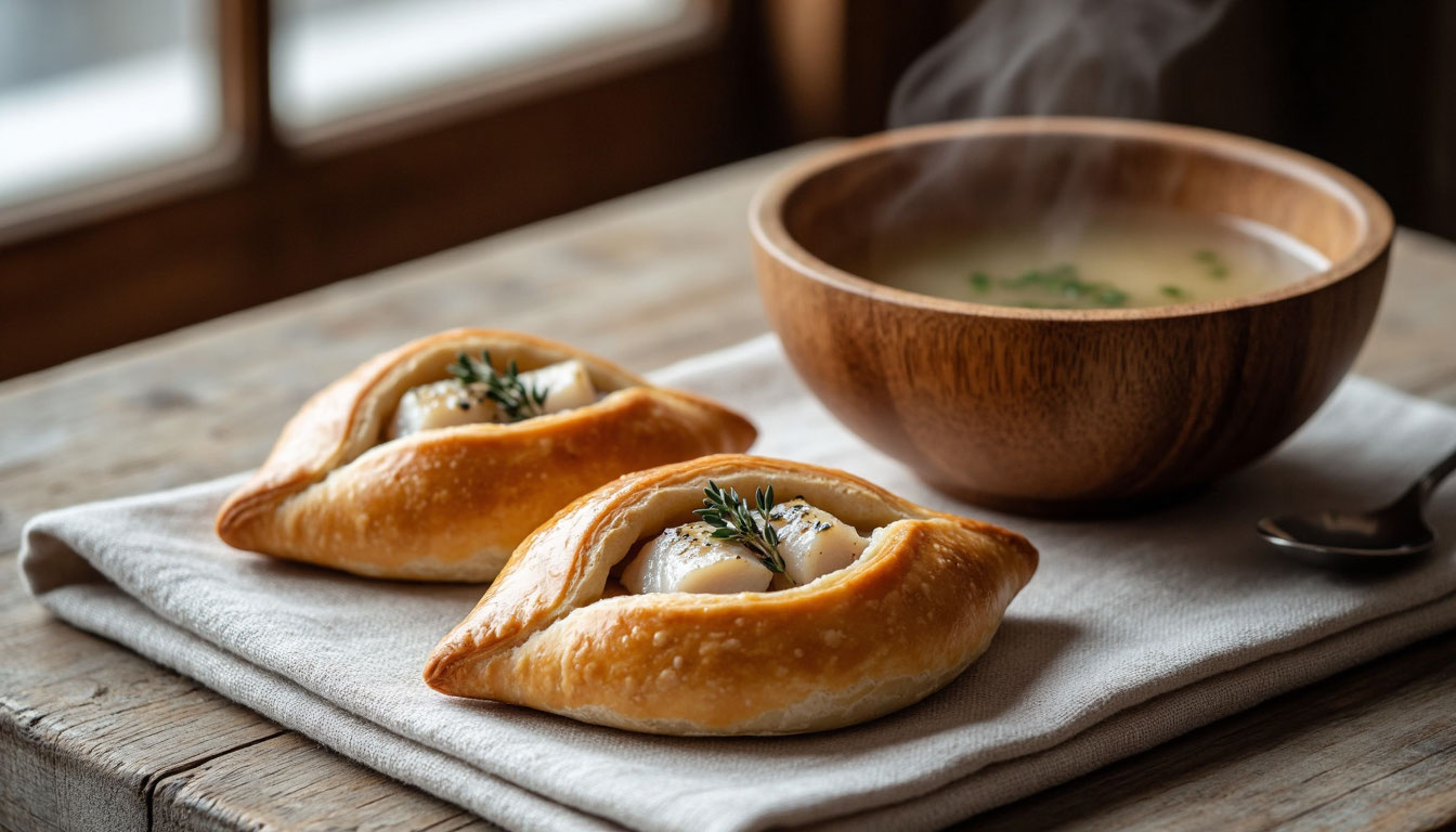 Традиционные московские расстегаи к горячим закускам