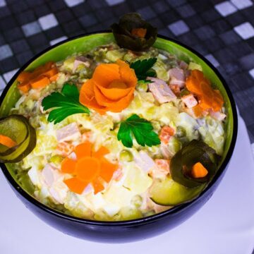 Классический салат Оливье: секретный ингредиент