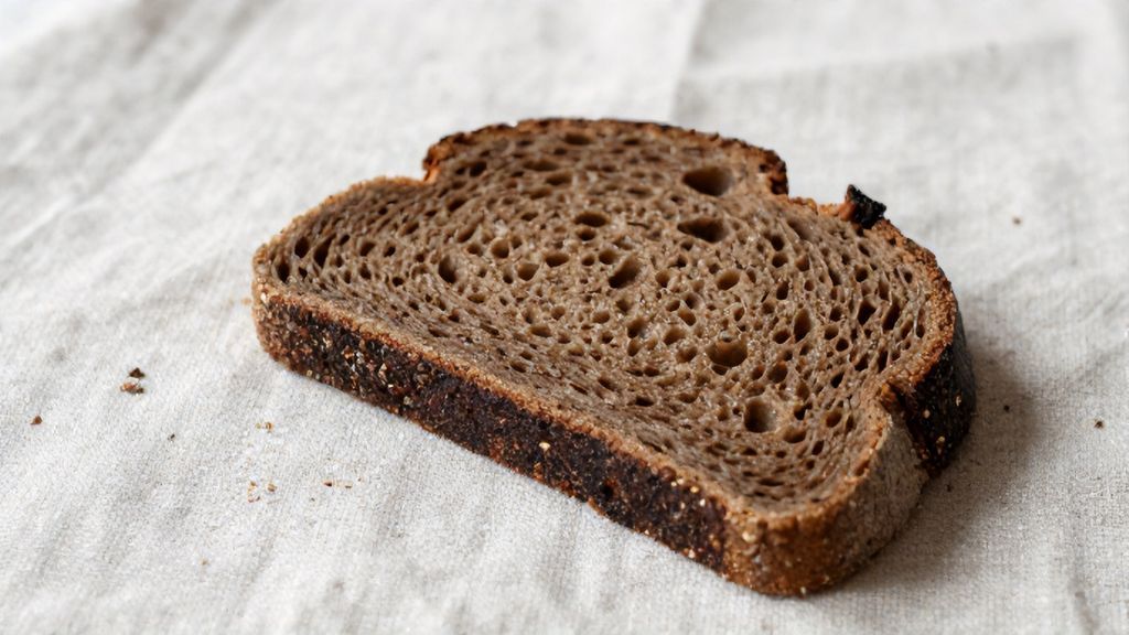 Калорийность ломтика ржаного хлеба весом 30 грамм